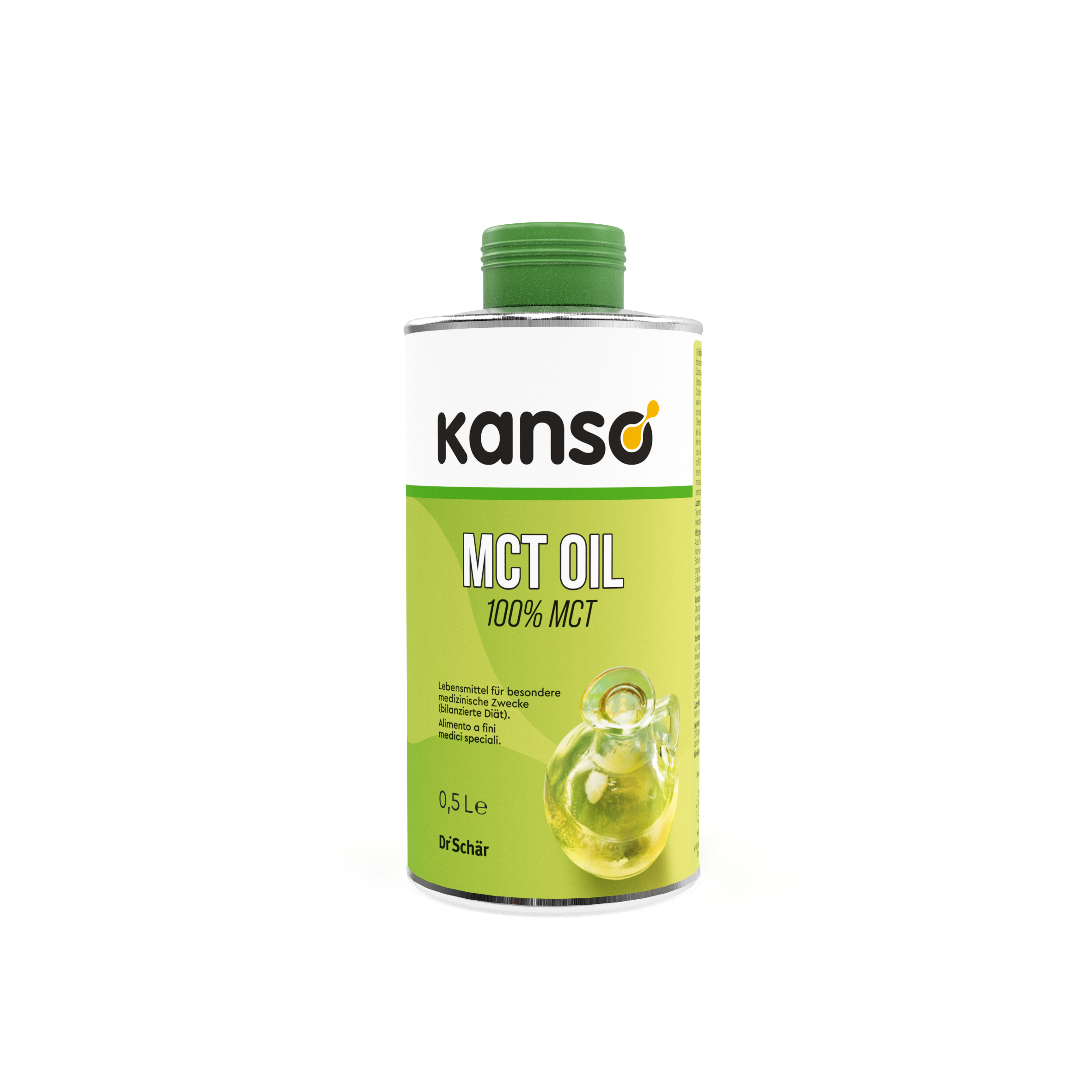 Kanso MCT Oil 100% Olio di Acidi Grassi 500 ml
